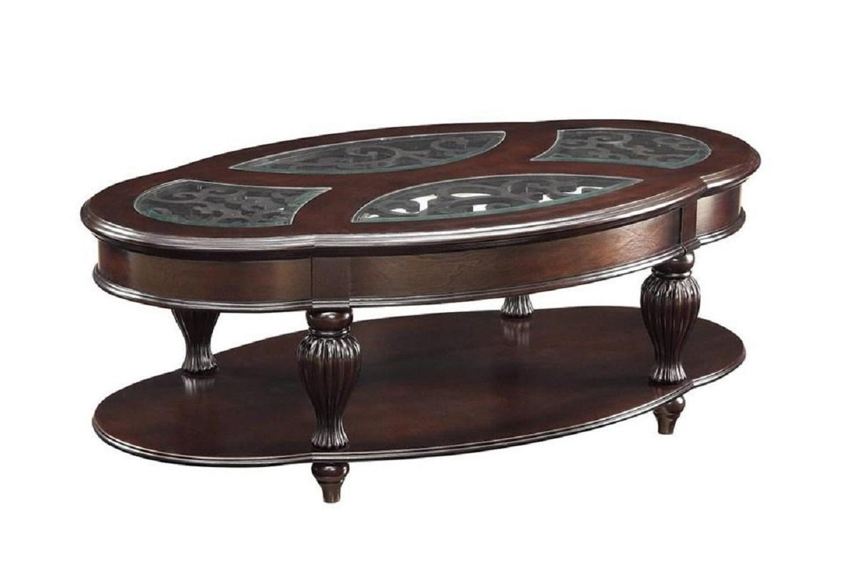 Centinel Traditional Dark Cherry Coffee Table