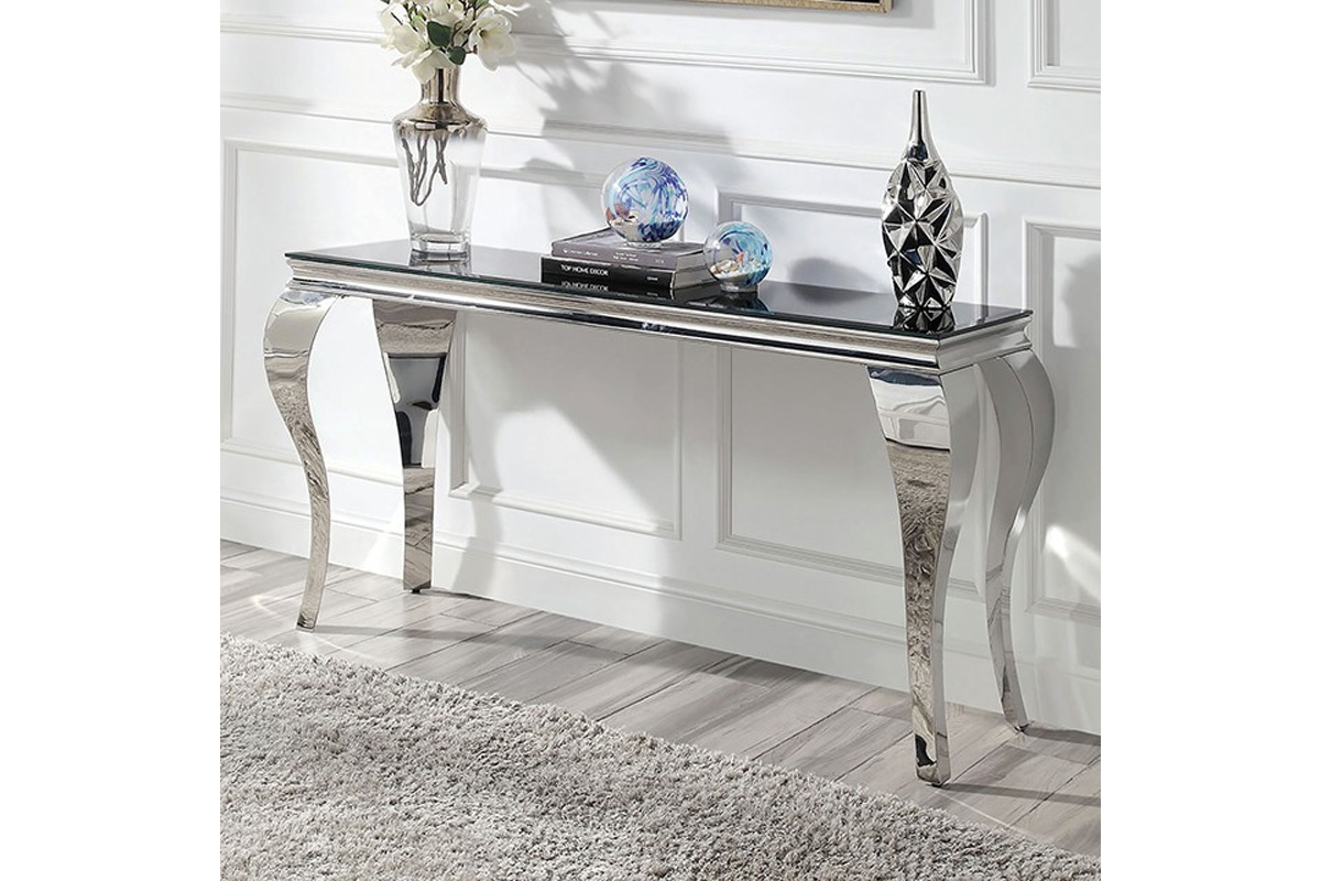Wetzikon Contemporary Black Sofa Table