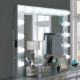 Belladonna Glam Silver Solid Wood Mirror