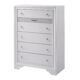 Chrissy Contemporary White Solid Wood Chest