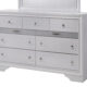 Chrissy Contemporary White Solid Wood Dresser