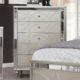 Manar Silver Solid Wood Chest