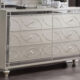 Manar Silver Solid Wood Dresser