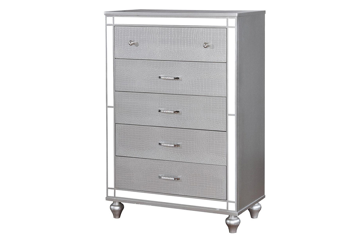 Brachium Silver Solid Wood Chest