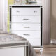 Brachium White Solid Wood Chest