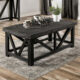 Halton Hills Rustic Charcoal Coffee Table
