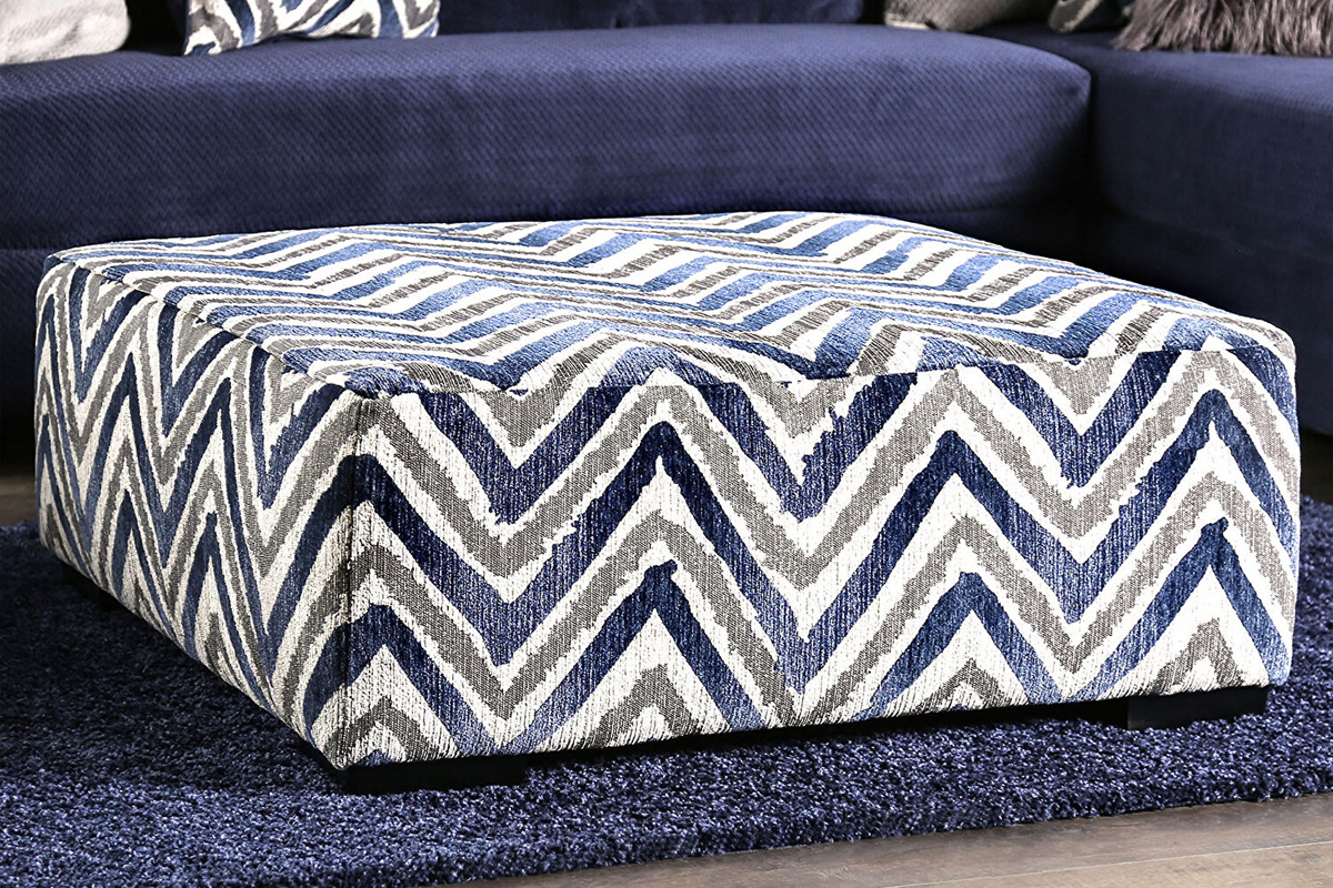 Griswold Transitional Zigzag Multi Ottoman