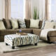 Kempston Contemporary Brown Sectional Sofa