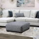 Chepstow Contemporary Cream Sectional Sofa