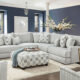 Pelham Transitional Grey Sectional Sofa