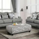 2 Pcs Set Sofa & Loveseat Verne Transitional Bluish Grey
