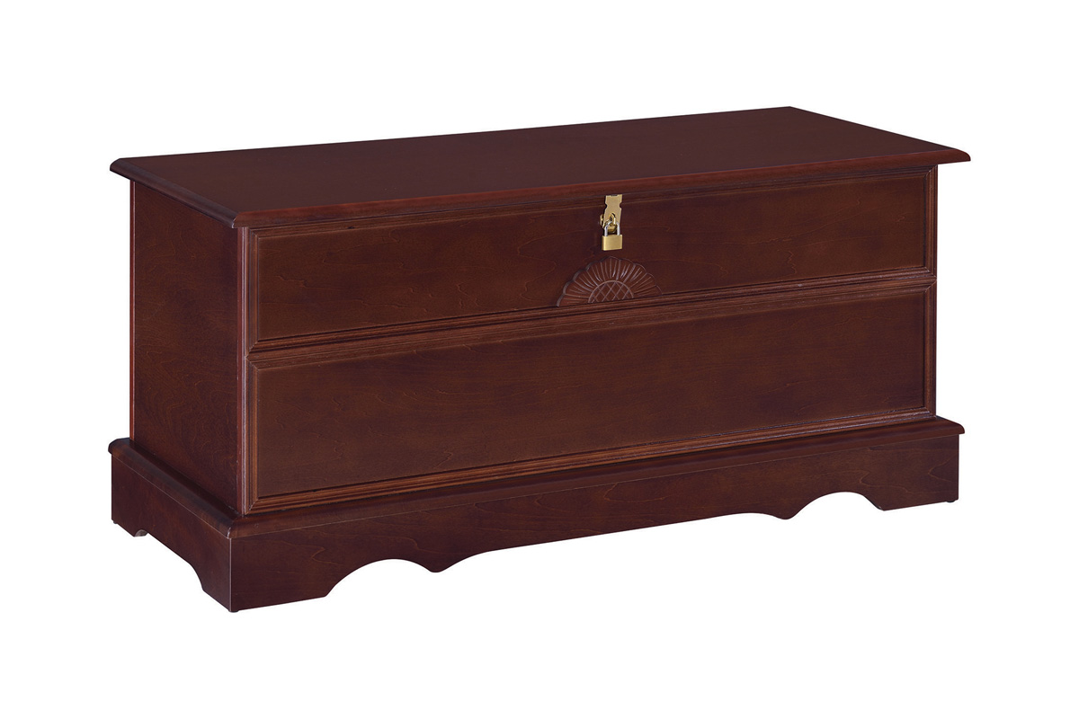 Paula Rectangular Cedar Chest Warm Brown