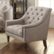 Avonlea Sloped Arm Upholstered Chair Grey
