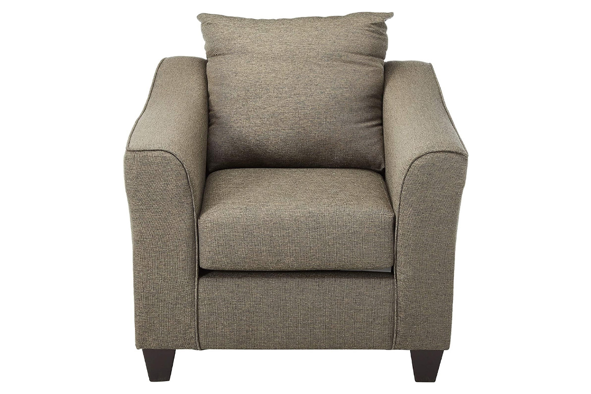 Salizar Flared Arm Chair Grey