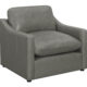 Grayson Sloped Arm Upholstered Chair Grey