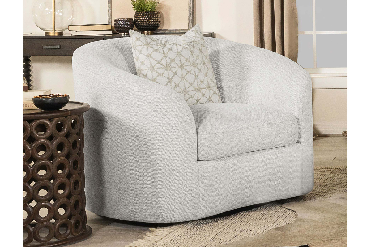 Rainn Upholstered Tight Back Chair Latte
