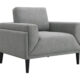 Rilynn Upholstered Track Arms Chair Grey