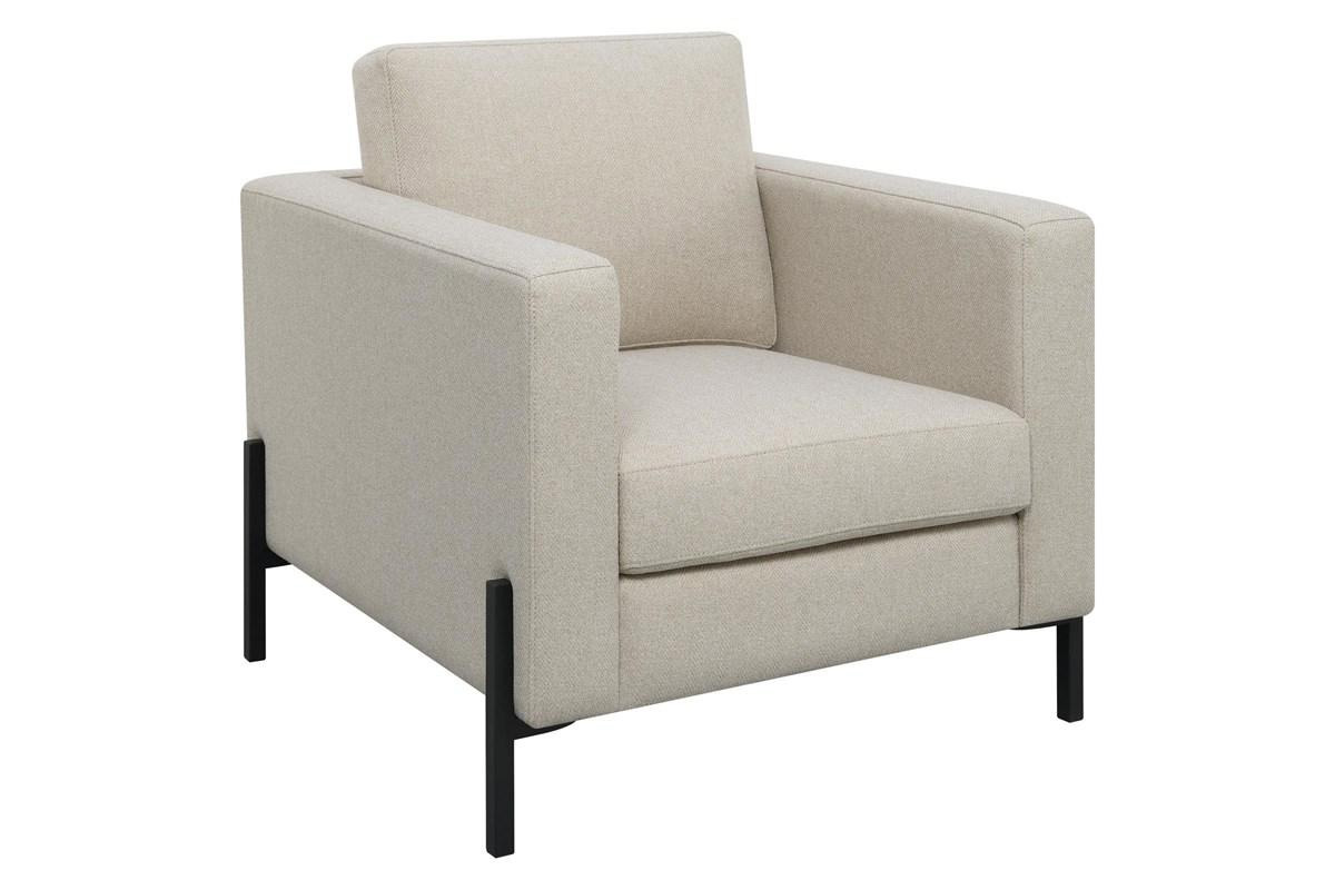 Tilly Upholstered Track Arms Chair Oatmeal