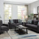 2 Pcs Set Sofa & Loveseat Watsonville Transitional Grey