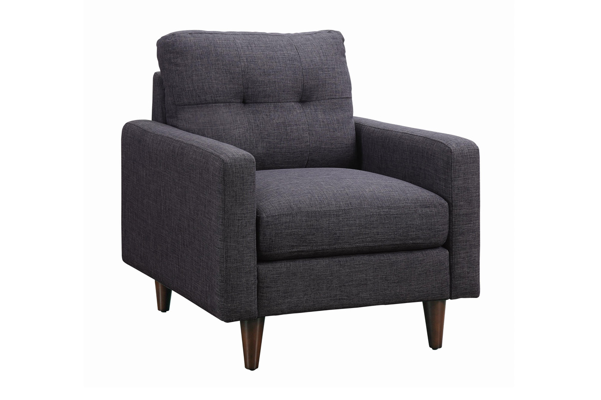 Watsonville Tufted Back Chair Grey