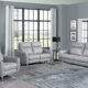 2 Pcs Set Derek Upholstered Power Living Room Light Grey