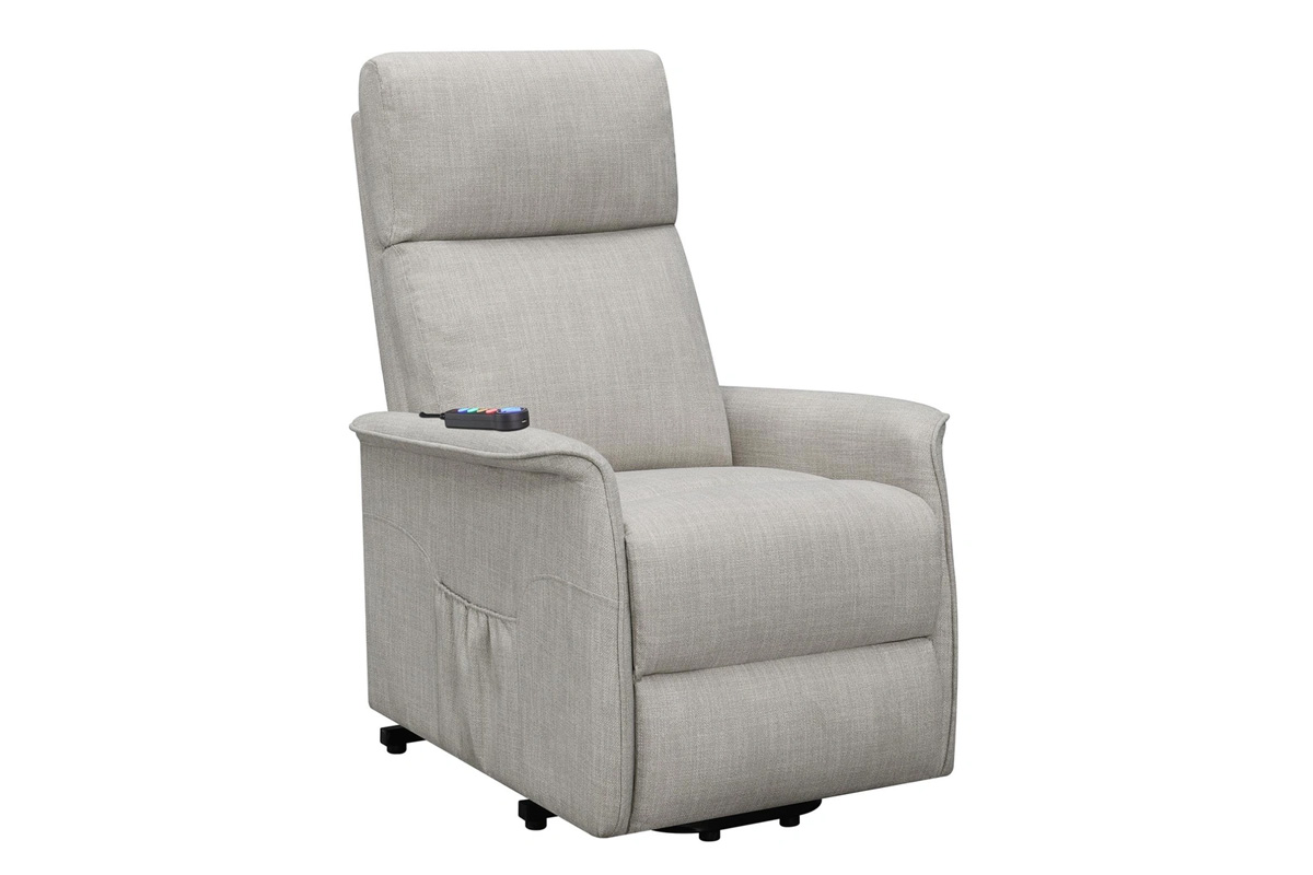 Herrera Power Lift Recliner With Wired Remote Beige
