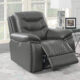 Flamenco Tufted Upholstered Power Recliner Charcoal