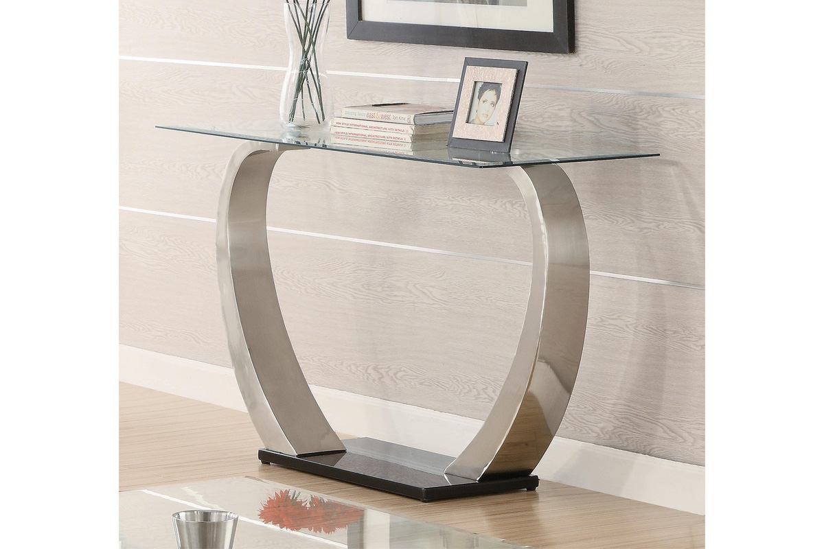 Pruitt Rectangular Sofa Table Satin