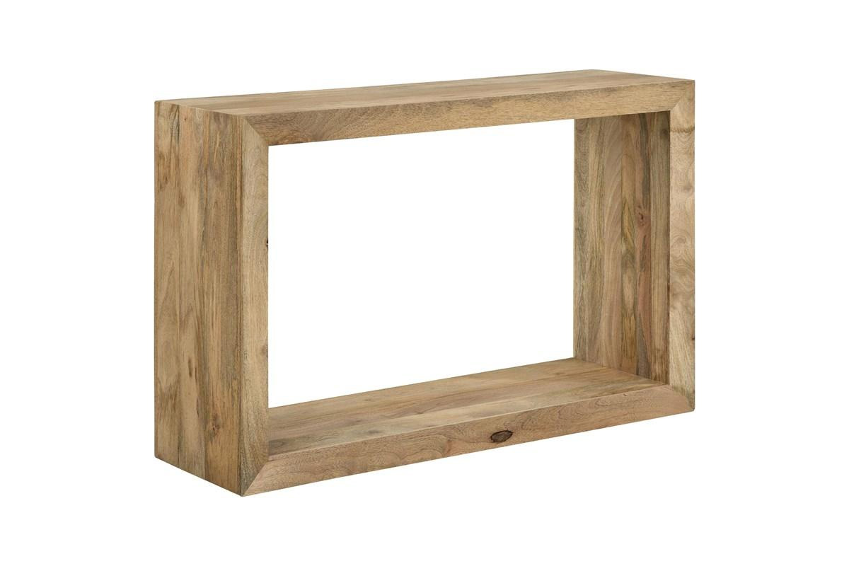 Benton Rectangular Solid Wood Sofa Table Natural