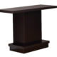 Reston Pedestal Sofa Table Cappuccino