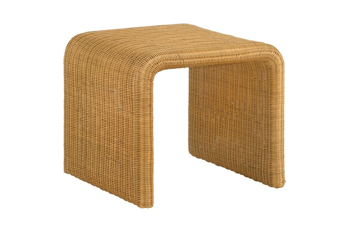 Juanita Square Rattan End Table Natural
