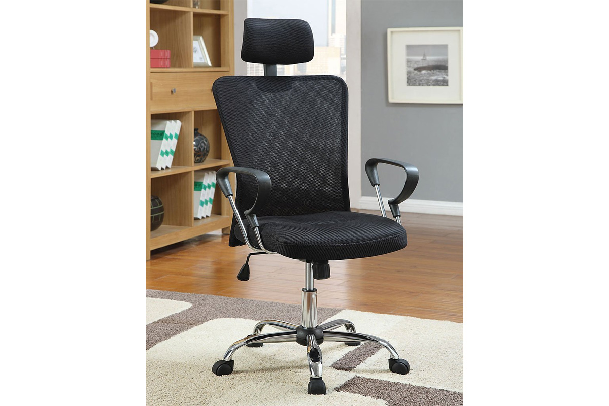 Stark Mesh Back Office Chair Black And Chrome