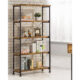 Analiese 4-Shelf Bookcase Antique Nutmeg