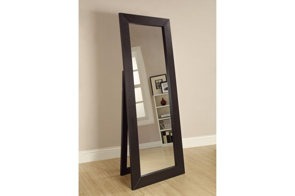 Toga Rectangular Floor Mirror Cappuccino