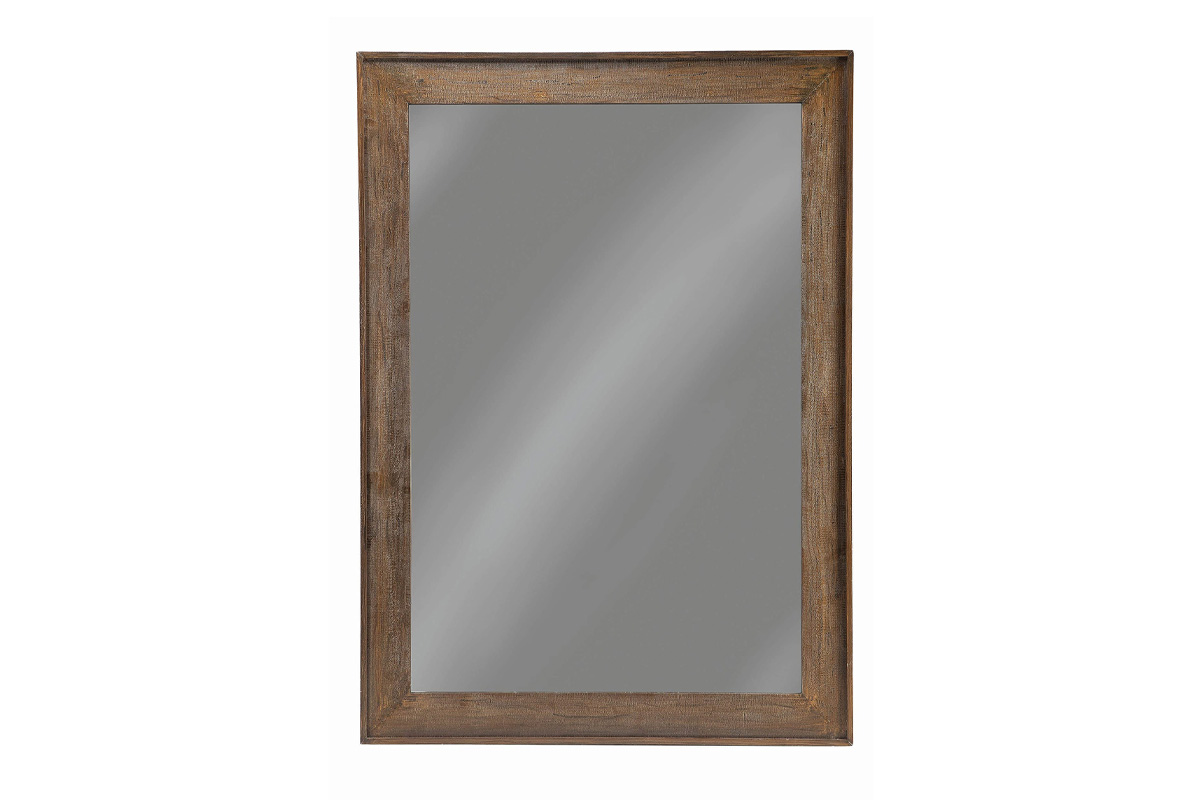 Odafin Rectangle Floor Mirror Distressed Brown