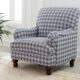 Glenn Upholstered Accent Chair Modern Farmhouse Blue