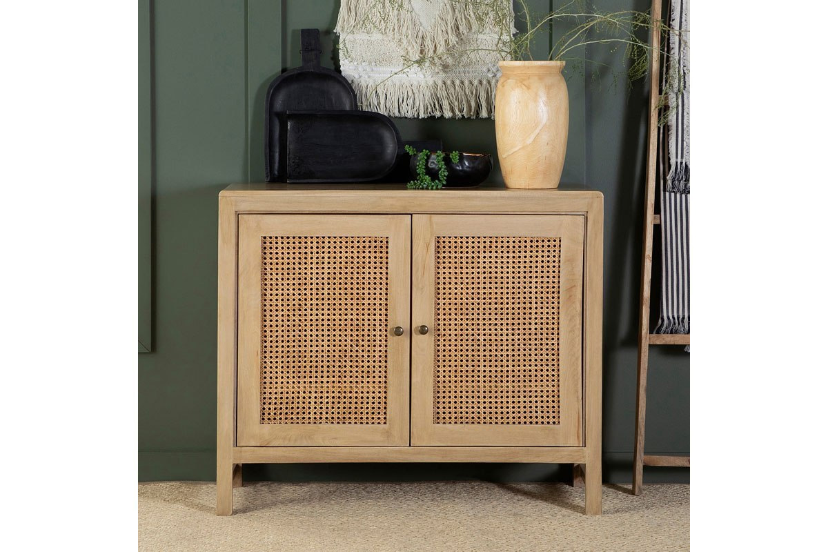 Zamora Rectangular 2-Door Accent Cabinet Natural