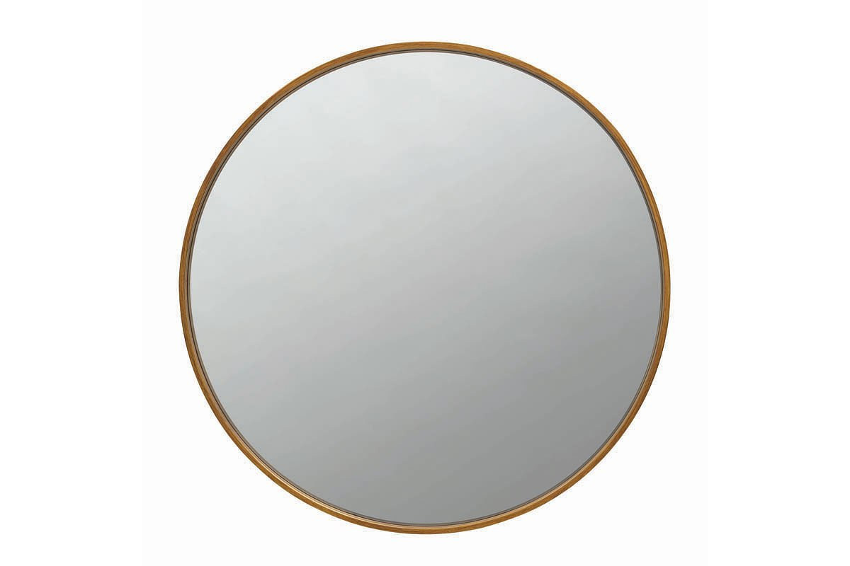O’Malley Round Wall Mirror Brass