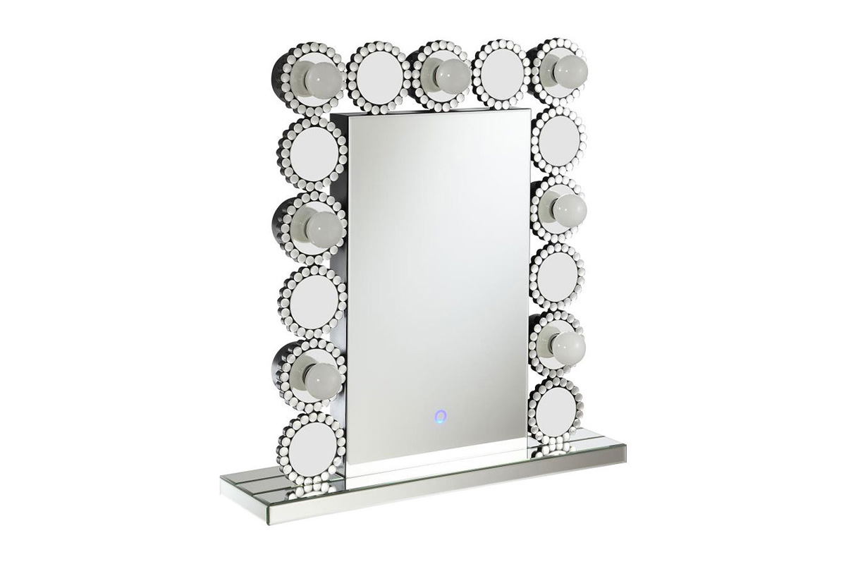 Aghes Rectangular Table Mirror With LED Lighting Mirror