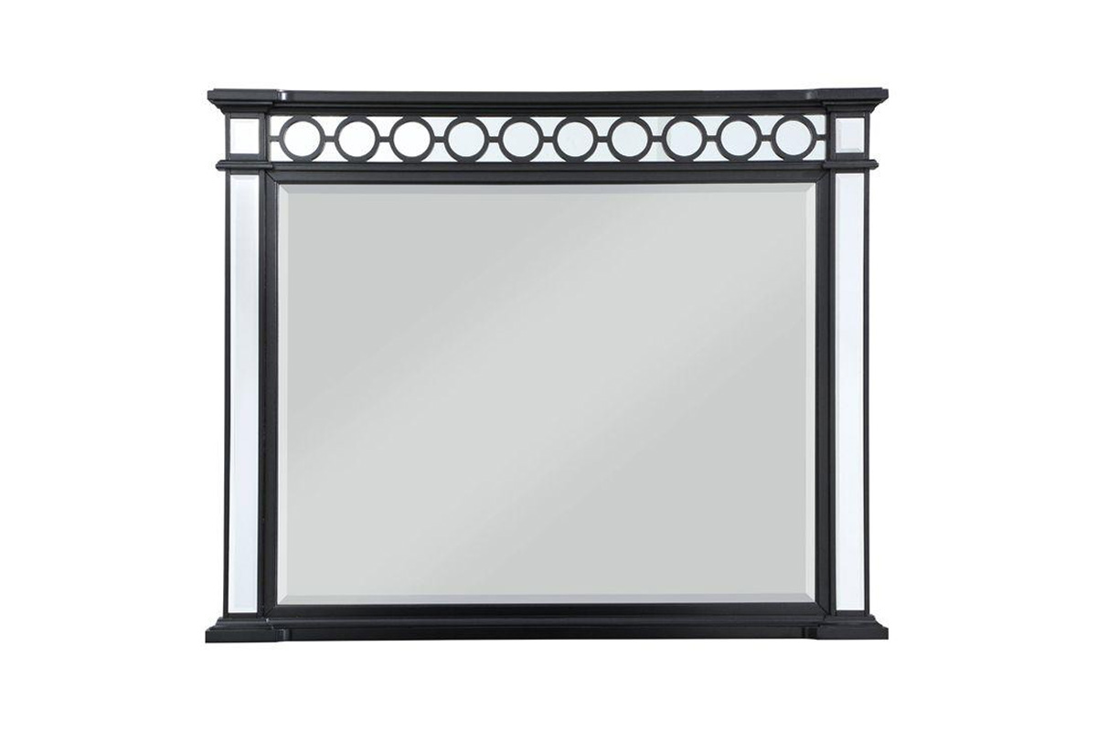 Varian II Contemporary Mirror Black