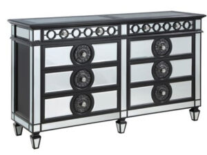 Varian II 8-Drawers Dresser Black